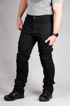 HUSAR GROZA мотоциклетные джинсы брюки-карго, черные мужские брюки из кевлара