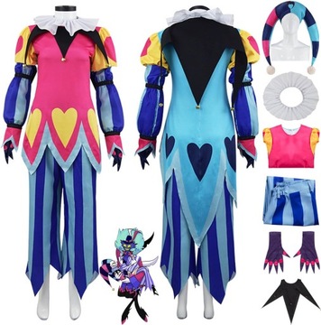 Anime Hazbin Hotel Fizzarolli Cosplay Strój Kostium Halloween, M