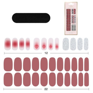ГЕЛЕВЫЕ НАКЛЕЙКИ ДЛЯ НОГТЕЙ NAIL WOMAN LIKE A HYBRID – НАБОР ИЗ 102 ШТ.