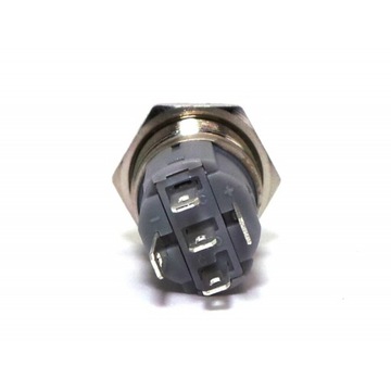 Włącznik On/Off zatrzaskowy LED 18mm Zielony