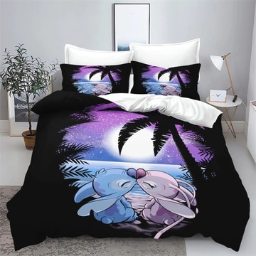 STITCH KRESKÓWKA POSZEWKA NA KOŁDRĘ DLA DZIECI W ROZMIARZE KING SIZE