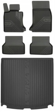 Set 77 Gumové koberce a rohože Bmw řady 5 E61 Kombi 2003-2010