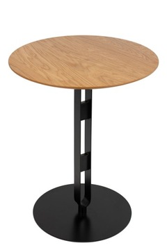 STÓŁ STOLIK KAWOWY KAWIARNIANY BAROWY BANKIETOWY AŻUROWY Fi60cm natural