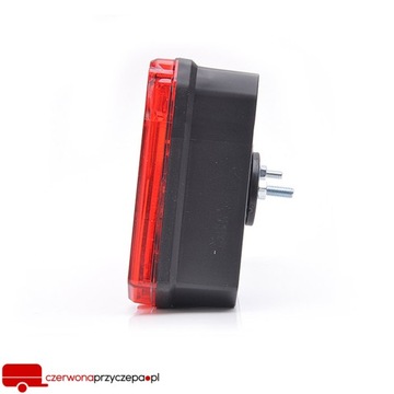 ЗАДНИЙ ФОНАРЬ ПРИЦЕПА с треугольником WAŚ W125 ЛЕВЫЙ