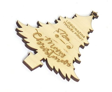 CHOINKA BOMBKA + LOGOTYP NAZWA FIRMY GRAWER MC17