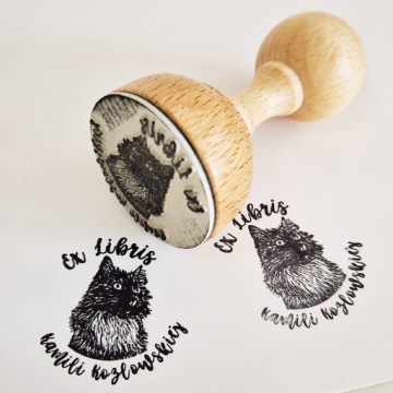 Набор STEMPEL EX LIBRIS в шкатулке подарок книголюба + ВАШЕ ФОТО