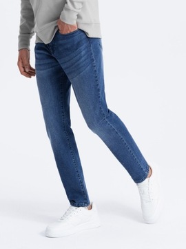 Spodnie męskie jeansowe SLIM FIT niebieskie V3 OM-PADP-0110 XXL