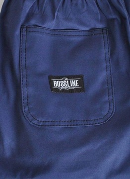 Spodnie 4XL Bossline Casual Joggery Niebieskie luźne baggy