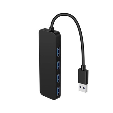 USB 3.0, Slim Data Splitter, 4 porty USB z przedłużonym kablem, Multiport