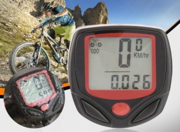 ВЕЛОСИПЕДНЫЙ СЧЕТЧИК СПИДОМЕТРА Водонепроницаемый ЖК-дисплей