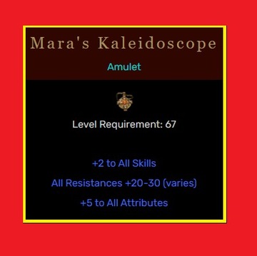 D2R Diablo 2 Resurrected Ladder Kalejdoskop Mary