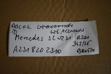 BLOK SPÍNAČ MERCEDES W231 R231 1