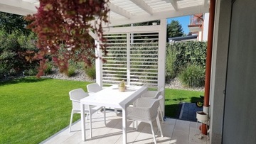 Деревянные жалюзи для кровли террасы, модуль 90х181см.