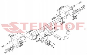 ZAŘÍZENÍ(HÁK) TÁŽNÝ STEINHOF TOYOTA AYGO OD2005DO2014
