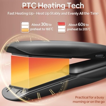 Беспроводная выпрямитель для завивки волос SUNMAY Voga, 4800мА, черный L387