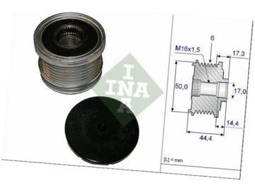 ALTERNÁTOR - SPOJKA JEDNOSMĚR SCHAEFFLER INA 535 0148 10