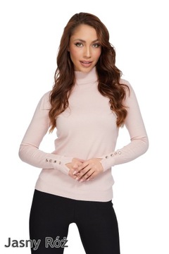 062_ M/L _CLASSIC ЖЕНСКИЙ ДЖЕМПЕР С ПОЛУТЮЛЕТОМ