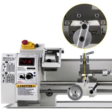 Токарный станок по металлу VEVOR 650Вт 210х350мм 2250об/мин