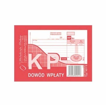 Druk KP Kasa przyjeła dowód wpłaty DW 401-5