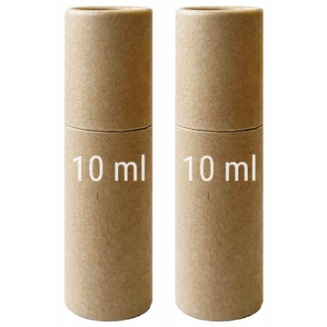 Tuba Tekturowa Kraft Pudełko Do Przechowywania Olejku 10ml 100x31mm 2szt.