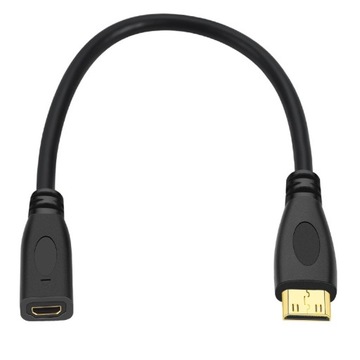 Kabel Przewód Micro HDMI do Mini HDMI 1.4 4K 15CM