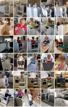 Кухонная помощница Кухонная помощница БЕЛАЯ лестница