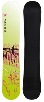 Deska snowboard Graphcity Wide Green 150cm