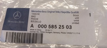 КРЫШКА МАСЛЯНОГО КАРТЕРА MERCEDES-BENZ A0005852503