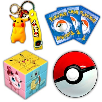 Solidny Brelok Pokemon+Pokeball z figurką +GRATISY