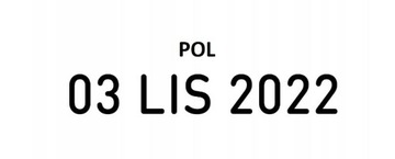 Штамп даты Trodat 4810 Версия для ПОЛЬШИ