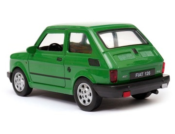 FIAT 126p MALUCH МЕТАЛЛ МОДЕЛЬ WELLY 1:34 зеленый