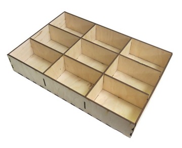 КОРОБКА-ОРГАНИЗАТОР ДЛЯ ДЕКУПАЖА С 9 ОТДЕЛЕНИЯМИ PO26