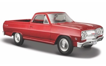 Maisto Chevrolet EL Camino 1965 czerwony model 3D