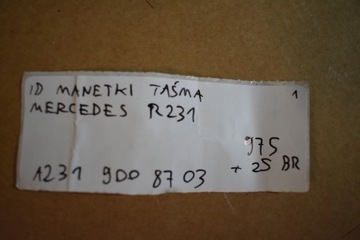 IDEALNI MINCE PÁSEK MERCEDES SL R231 1