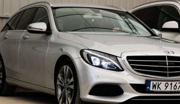 Mercedes Klasa C W205 Kombi 200 BlueTEC 136KM 2017 Mercedes-Benz Klasa C C180 1.6 D 136 KM Ideal Bezwypadkowy 2017r Warszawa, zdjęcie 7