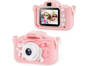 ЦИФРОВАЯ КАМЕРА ДЕТСКАЯ КАМЕРА BABY PINK UNICORN