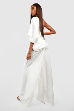 W7D01 КОМПЛЕКТ БРЮКИ, БЛУЗКА, БЕЛЫЙ BOOHOO 40