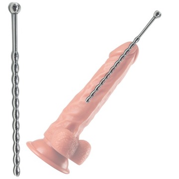 Pręcik do masażu cewki kulkowy dilator dla Panów do zabaw erotycznych BDSM