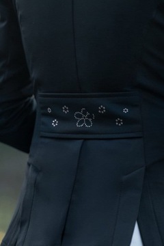 Фрак HKM Junior FLORA темно-синий (R: 128)