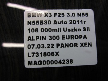 BMW X3 F25 DEKORACE RÁMEČEK KONZOLA STŘEDNÍ 9200950