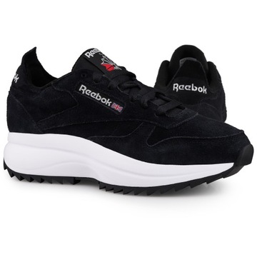 Buty sportowe Reebok CLASSIC LEATHER SP EXTRA BLACK WHITE HQ7188 SKÓRA