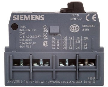 Stycznik Siemens 3RV2901-1E