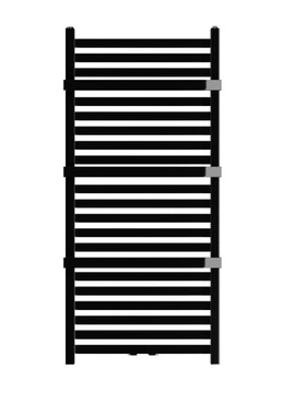 Grzejnik łazienkowy SAIL-MID 530/1350 Czarny p