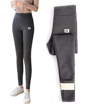 LEGGINSY OCIEPLANE WYSOKI GETRY NA ZIMOWE M