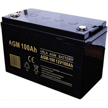 AKUMULATOR VOLT AGM 12V 100AH MAGAZYN ENERGI