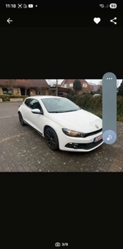 Volkswagen Scirocco III Coupe 1.4 TSI 122KM 2010 Volkswagen Scirocco 1.4Benzynkaserwisprosto z Niemiec 1.4 Benzyna 122KM
