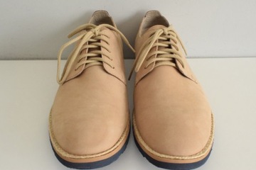 CLARKS ENGLAND DESERT Skórzane Półbuty Męskie 45