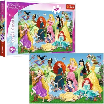 PUZZLE 100 EL CZARUJĄCE KSIĘŻNICZKI DISNEY PRINCESS TREFL