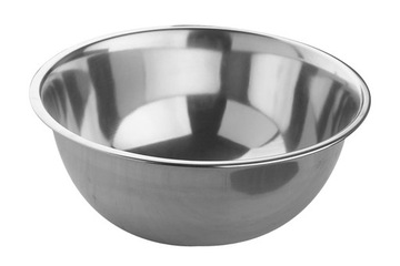 MISKA GŁĘBOKA METALOWA 1L SOLIDNA STAL NIERDZEWNA 16 CM