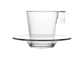 POLIWĘGLAN ESPRESSO FILIŻANKA + SPODEK 70ML LEKKA NIETŁUKĄCA SIĘ